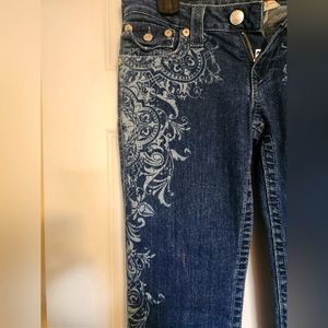 True Religion flower skinny